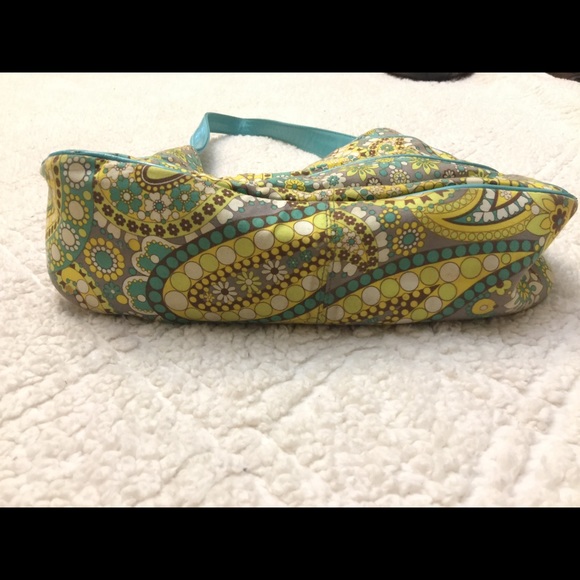 Vera Bradley Lemon Parfait Pattern Shoulder Purse - Picture 3 of 6